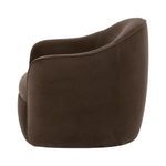 Product Image 3 for Burke Cocoa Velvet Swivel Club Chair from Essentials for Living
