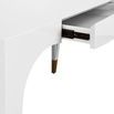 Product Image 5 for Tapered Leg, One Drawer Desk With Antique Brass from Worlds Away
