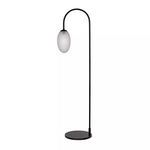 Product Image 2 for Swan Black Iron Floor Lamp from Noir
