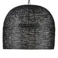 Product Image 12 for Piero Medium Black Woven Rattan Pendant from Currey & Company