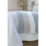 Product Image 4 for Monterey Linen Queen Blanket - Ocean / Natural from Pom Pom at Home