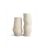 Product Image 4 for Paper Mache Vase Off-White from BIDKHome