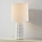 Product Image 2 for Maisie Ruffled Ceramic Table Lamp from Mitzi