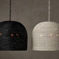 Product Image 16 for Piero Medium Black Woven Rattan Pendant from Currey & Company