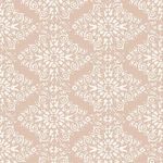 Product Image 1 for Timbre Damask Dusty Peach Removable Peel & Stick Wallpaper from Mitchell Black