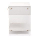 Product Image 5 for Sonia Pearl Shagreen 1-Drawer Resin Nightstand from Essentials for Living