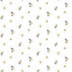 Product Image 1 for Miniature Roses Black & Gold Removable Peel & Stick Wallpaper from Mitchell Black