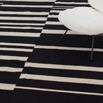 Product Image 6 for Offset Black Stripe Cotton Rug from Four Hands