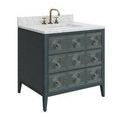 Product Image 1 for Santos 36" Vintage Navy Vanity with Rectangular Undermount Sink from Currey & Company