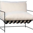 Product Image 6 for Schrock Occasional Chair - White Sand from Dovetail Furniture