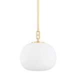 Product Image 1 for Ingels 1-Light Small Pendant - Aged Brass from Hudson Valley