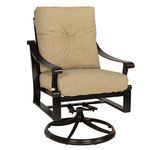 Product Image 1 for Bungalow Cushion Swivel Rocking Dining Chair from Woodard