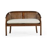 Product Image 3 for Walnut 2-Seater Salon Settee Cane Back from Johnathan Charles