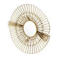 Product Image 3 for Ruche Round Mirror from Currey & Company