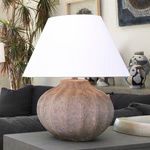 Product Image 3 for Clamshell Table Lamp in Sand Ceramic from Jamie Young