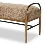 Product Image 7 for Demi Taupe Shearling Accent Bench from Four Hands
