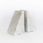 Product Image 3 for Alexandra White Marble Bookends from BIDKHome