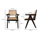 Product Image 11 for Takashi Chair Black, Set of 2 from Moe's