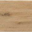 Top-down view highlighting wood grain texture and natural knots on nightstand surface