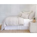 Product Image 2 for Blake Flax / Midnight Striped Linen King Duvet Cover from Pom Pom at Home