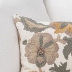 Product Image 4 for Jana Dry Sage Cotton Embroidered Throw Pillow from Classic Home
