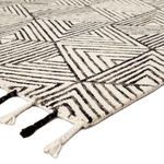 Product Image 4 for Montblanc Handmade Geometric Ivory/ Gray Rug By Nikki Chu from Jaipur 