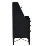 Product Image 3 for Verona Black Secretary Desk from Currey & Company