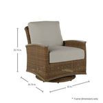 Product Image 2 for Astoria Resin Wicker Outdoor Swivel Glider Chair from Summer Classics