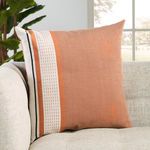 Product Image 2 for Parvati Mauve/ Terracotta Tribal Pillow from Jaipur 