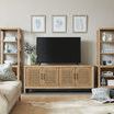 Product Image 3 for Wabi Sabi 76" Woven Door Entertainment Console from Hooker Furniture