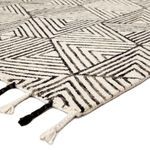 Product Image 5 for Montblanc Handmade Geometric Ivory/ Gray Rug By Nikki Chu from Jaipur