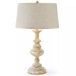 Product Image 1 for Gesso Wood Table Lamp from Regina Andrew Design