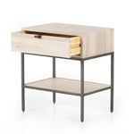 Product Image 21 for Trey Dove Poplar & Natural Iron Nightstand from Four Hands