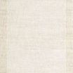 Benchcraft Ivory Sandstone Handmade Rug with wool medium pile and subtle striped border in neutral tones