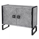 Product Image 6 for Keyes 2 Door Gray Cabinet from Uttermost