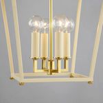 Product Image 3 for Natick 4-Light Small Lantern - Aged Brass from Hudson Valley
