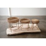 Product Image 7 for Woven Rattan Accent Tables (Set Of 3) from Creative Co-Op