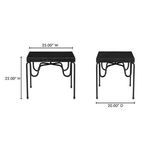 Product Image 10 for Getty Black Granite Side Table from Moe's