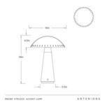 Product Image 6 for Struzzo Accent Lamp from Arteriors