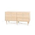 Product Image 1 for Adrian 6-Drawer Natural Wood Dresser from Villa & House