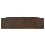 Top view of Linea dresser showing flat surface and consistent wood grain