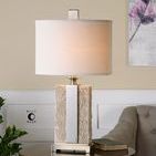 Product Image 1 for Uttermost Bonea Stone Ivory Table Lamp from Uttermost