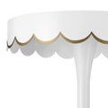 Product Image 2 for Enid White Accent Table from Currey & Company