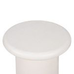 Close-up showing the rounded tabletop edge and subtle wood grain texture of Zach End Table