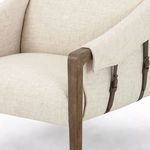 Bauer Leather Chair - Thames Cream image 6