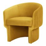 Franco Mustard Small Accent Chair image 2