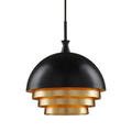 Product Image 8 for Salviati Large Black & Gold Pendant from Currey & Company