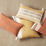 Product Image 4 for Bhodi Mauve/ Terracotta Tribal Lumbar Pillow from Jaipur 