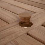 Product Image 5 for QS Croquet Teak Rectangular Farm Table, Natural Teak from Summer Classics