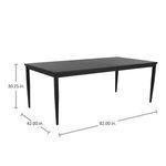 Product Image 1 for Club Aluminum Rectangular Dining Table from Summer Classics